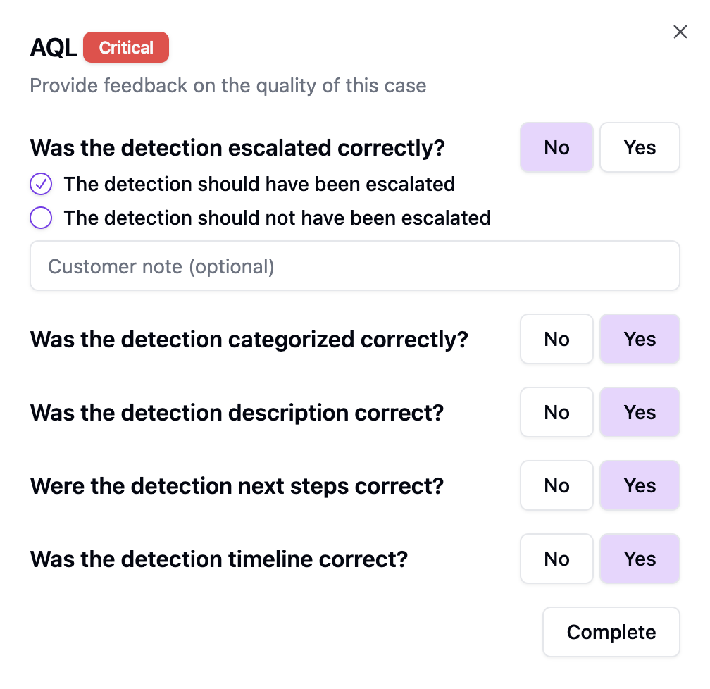 AQL Process