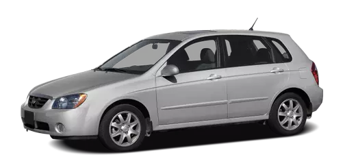 A KIA Spectra hatchback similar to Tim's